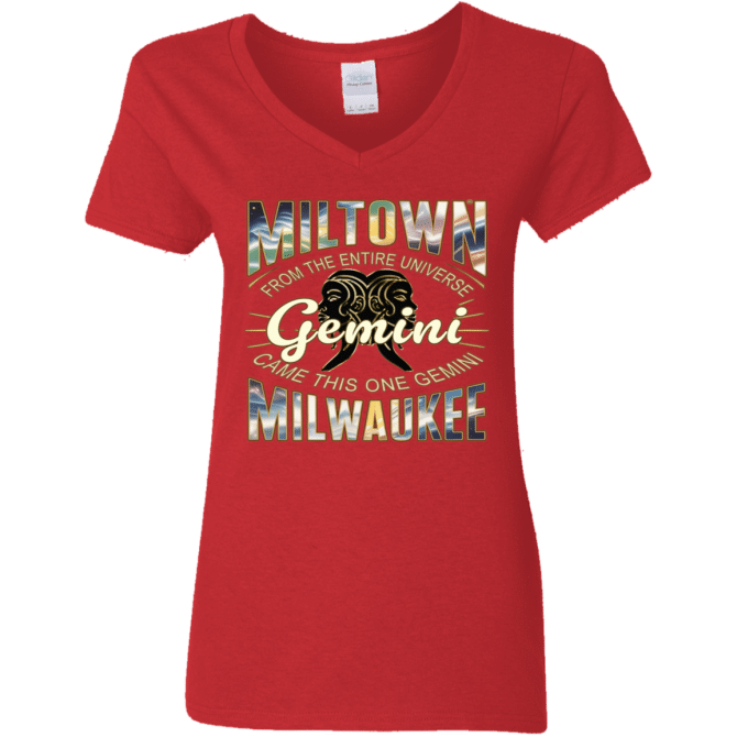 Gemini Miltown Universe - Ladies'  V-Neck - Image 5