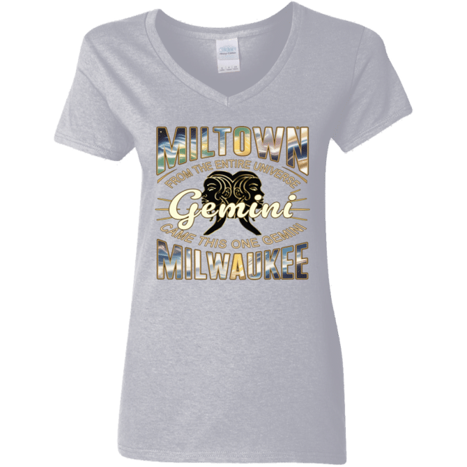 Gemini Miltown Universe - Ladies'  V-Neck - Image 7