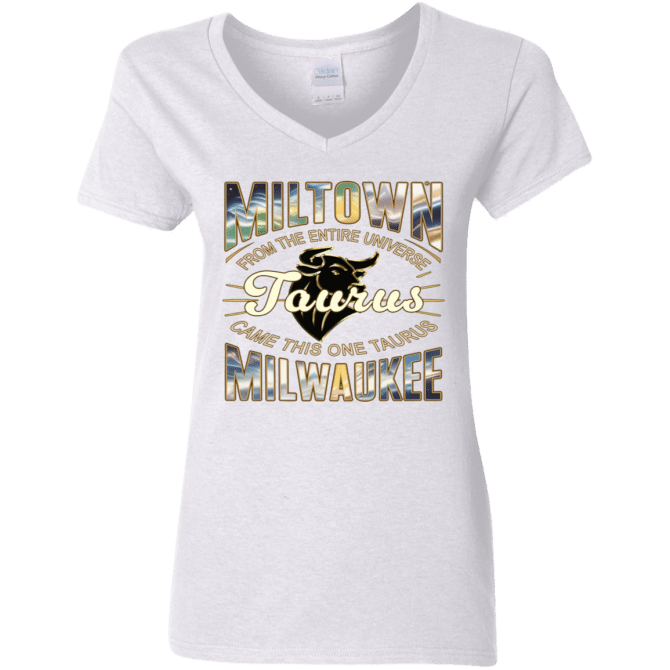 Taurus Miltown Universe - Ladies'  V-Neck