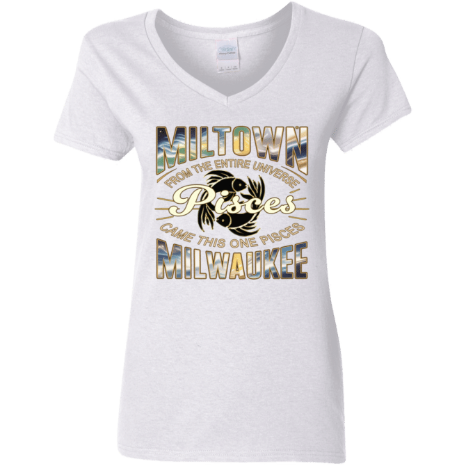 Pisces Miltown Universe - Ladies'  V-Neck