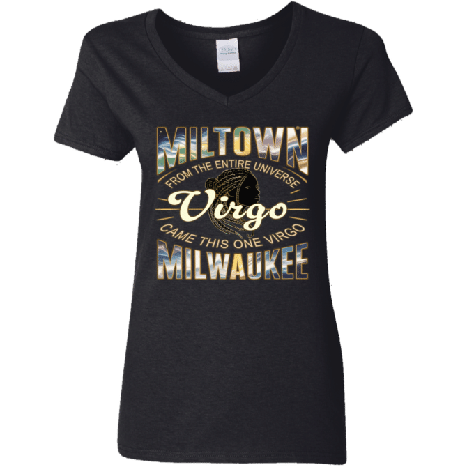 Virgo Miltown Universe - Ladies'  V-Neck - Image 2