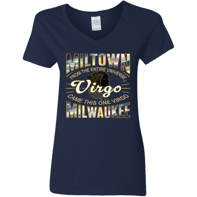 Virgo Miltown Universe - Ladies'  V-Neck - Image 3