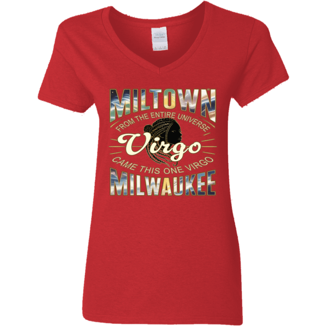 Virgo Miltown Universe - Ladies'  V-Neck - Image 5