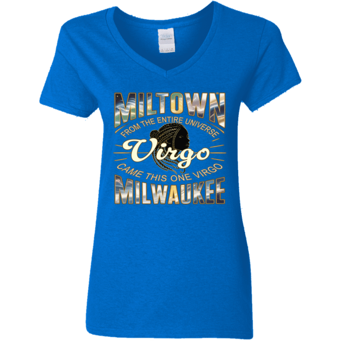 Virgo Miltown Universe - Ladies'  V-Neck - Image 6