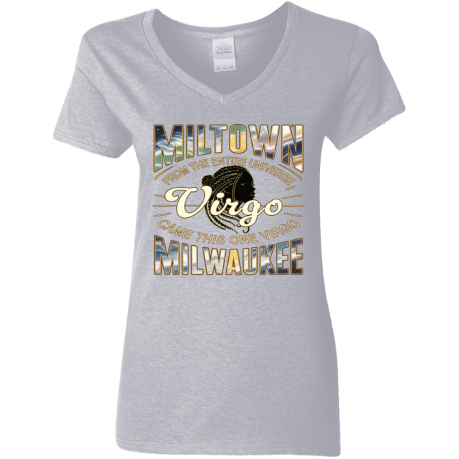 Virgo Miltown Universe - Ladies'  V-Neck - Image 7