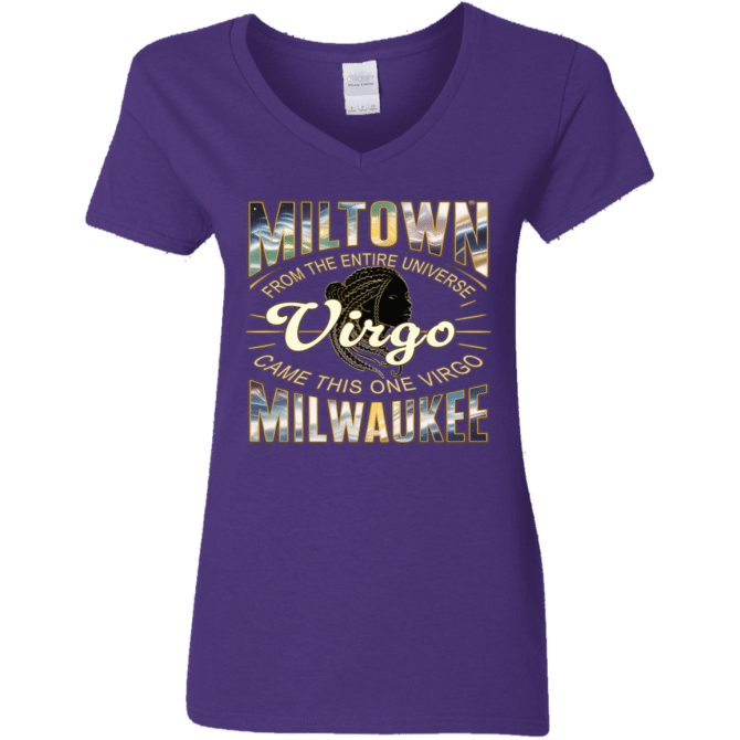 Virgo Miltown Universe - Ladies'  V-Neck - Image 4