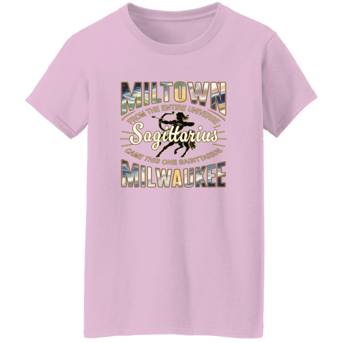 Sagittarius Miltown Universe - Ladies'  T-Shirt - Image 4
