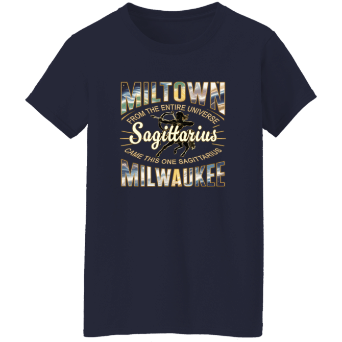 Sagittarius Miltown Universe - Ladies'  T-Shirt - Image 5