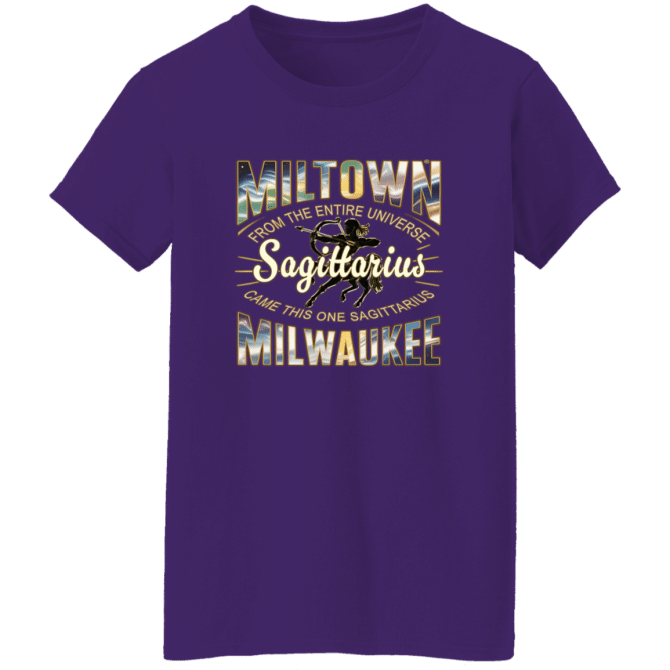 Sagittarius Miltown Universe - Ladies'  T-Shirt - Image 6