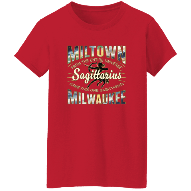 Sagittarius Miltown Universe - Ladies'  T-Shirt - Image 7
