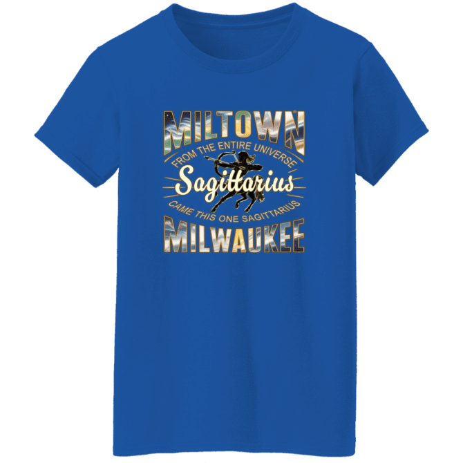 Sagittarius Miltown Universe - Ladies'  T-Shirt - Image 8