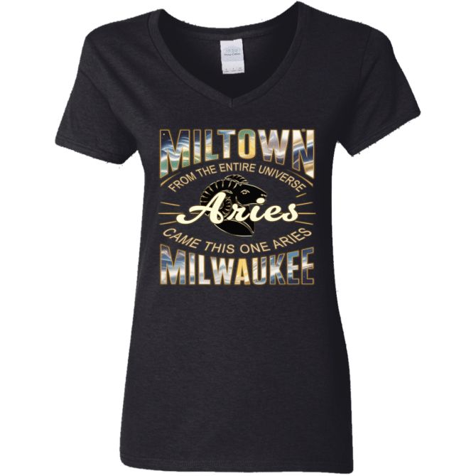Aries Miltown Universe - Ladies'  V-Neck - Image 2
