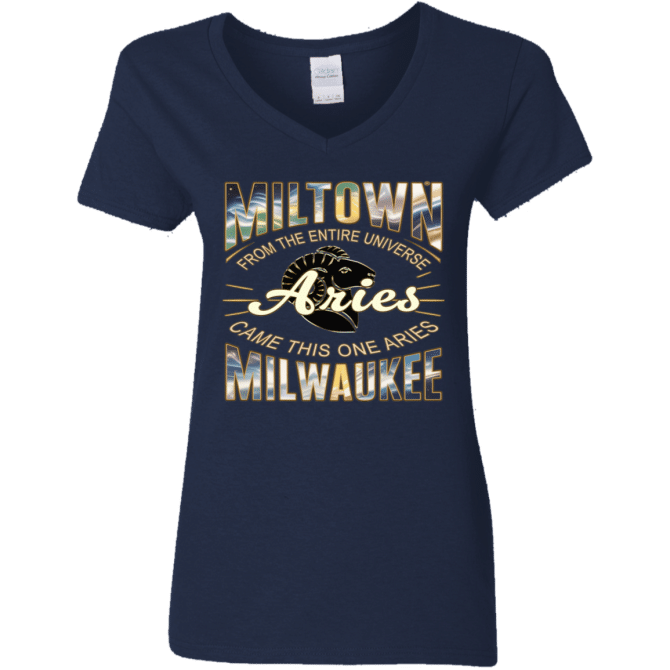 Aries Miltown Universe - Ladies'  V-Neck - Image 3