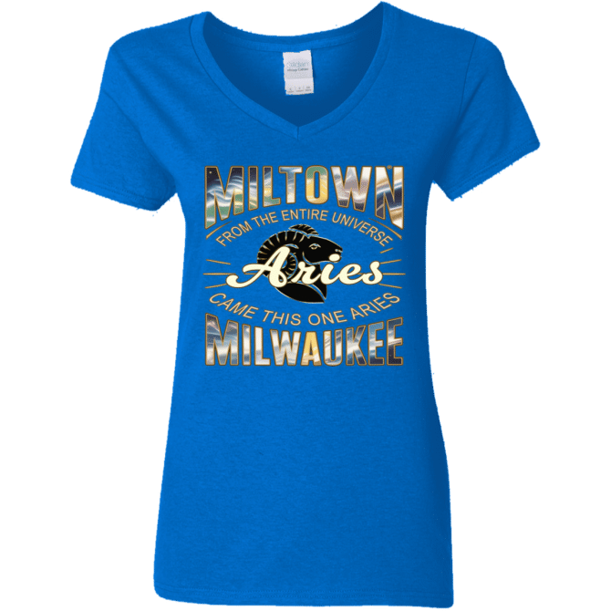 Aries Miltown Universe - Ladies'  V-Neck - Image 6