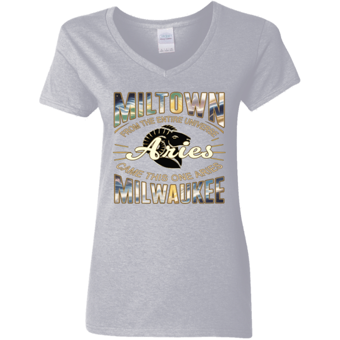 Aries Miltown Universe - Ladies'  V-Neck - Image 7