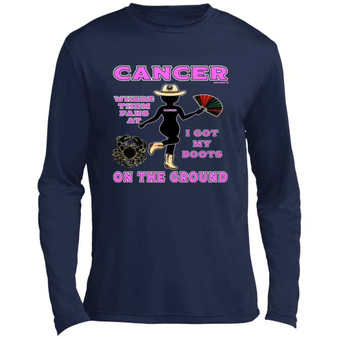 Cancer Boots On The Ground - Lg Sleeve Tee - Image 4