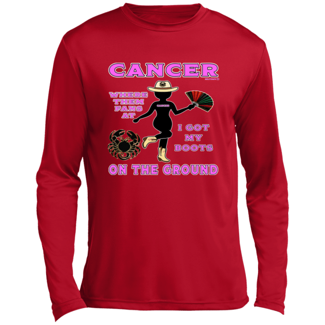 Cancer Boots On The Ground - Lg Sleeve Tee - Image 5
