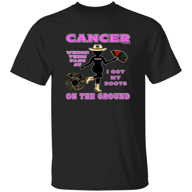 Cancer Boots On The Ground  - T-Shirt - Image 2