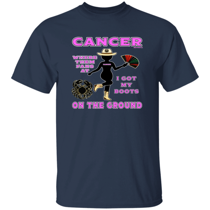 Cancer Boots On The Ground  - T-Shirt - Image 4