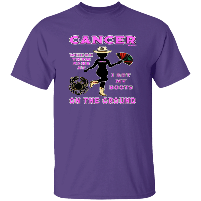 Cancer Boots On The Ground  - T-Shirt - Image 5