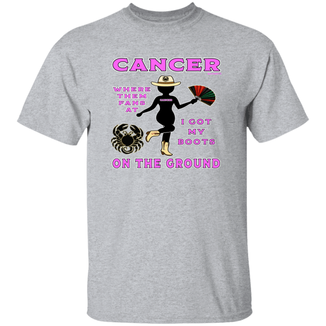 Cancer Boots On The Ground  - T-Shirt - Image 8