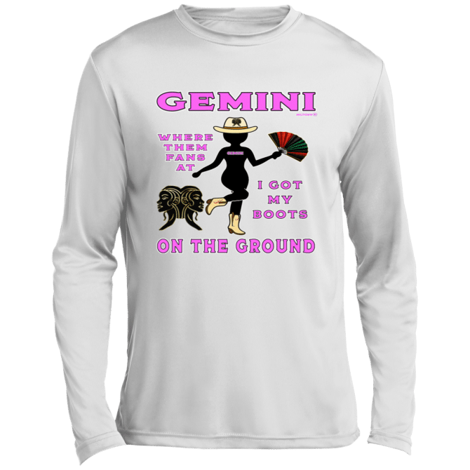 Gemini Boots On The Ground - Lg Sleeve Tee - Image 2
