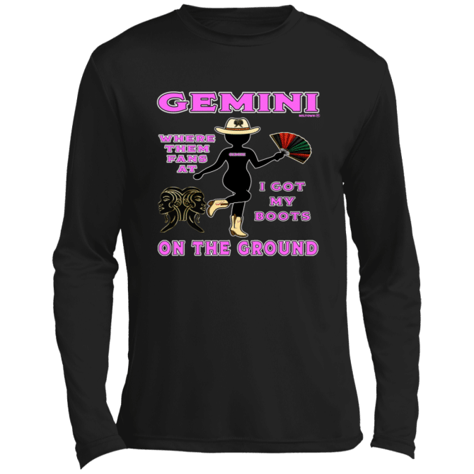 Gemini Boots On The Ground - Lg Sleeve Tee - Image 3