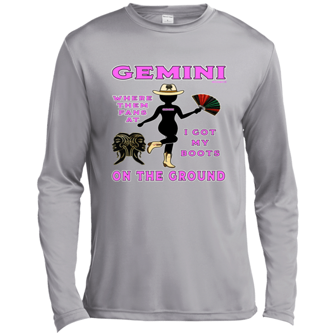 Gemini Boots On The Ground - Lg Sleeve Tee