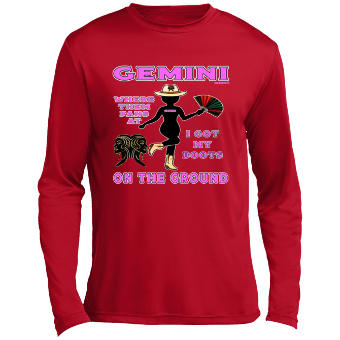 Gemini Boots On The Ground - Lg Sleeve Tee - Image 5