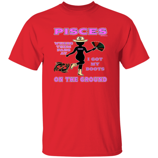 Pisces Boots On The Ground - T-Shirt - Image 6