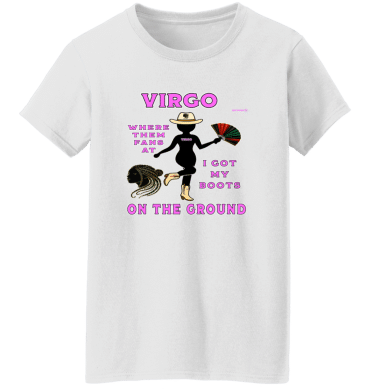 Virgo Boots On The Ground - Ladies'  T-Shirt