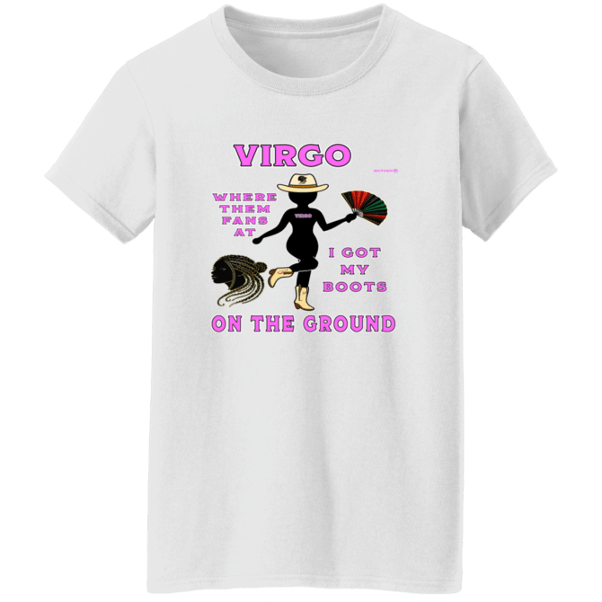 Virgo Boots On The Ground - Ladies'  T-Shirt
