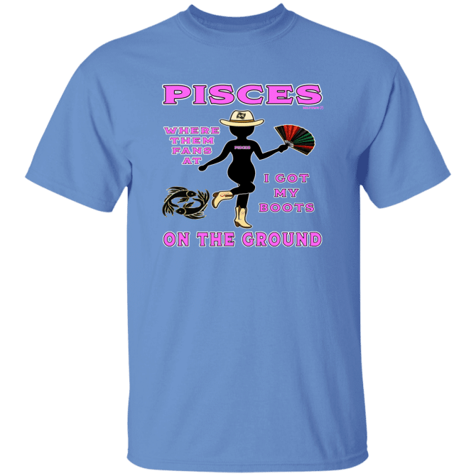 Pisces Boots On The Ground - T-Shirt - Image 3