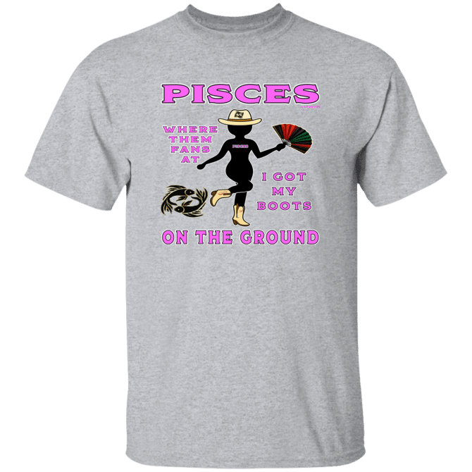 Pisces Boots On The Ground - T-Shirt - Image 8