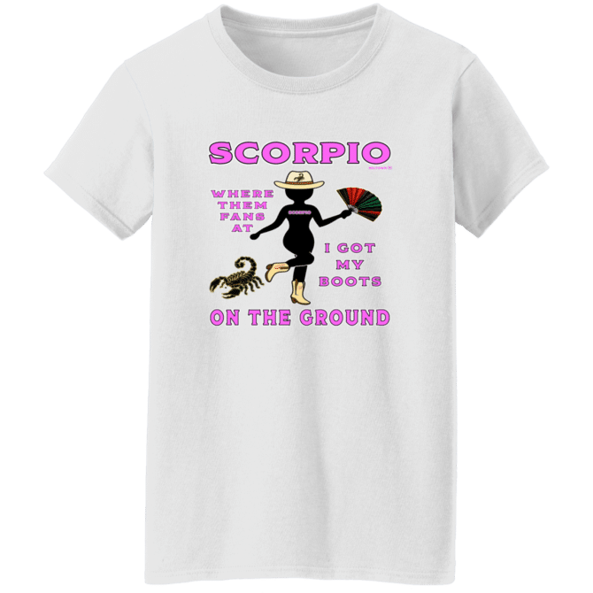 Scorpio Boots On The Ground - Ladies'  T-Shirt