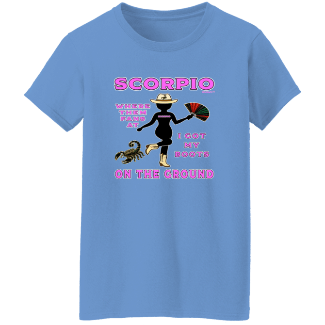 Scorpio Boots On The Ground - Ladies'  T-Shirt - Image 2
