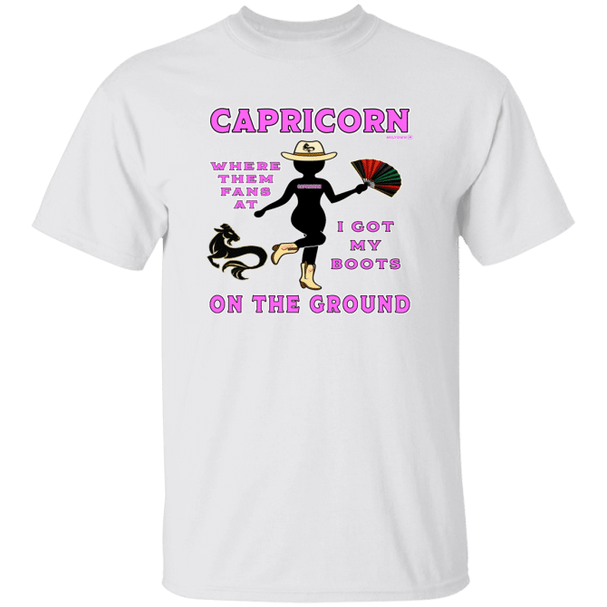 Capricorn Boots On The Ground - T-Shirt