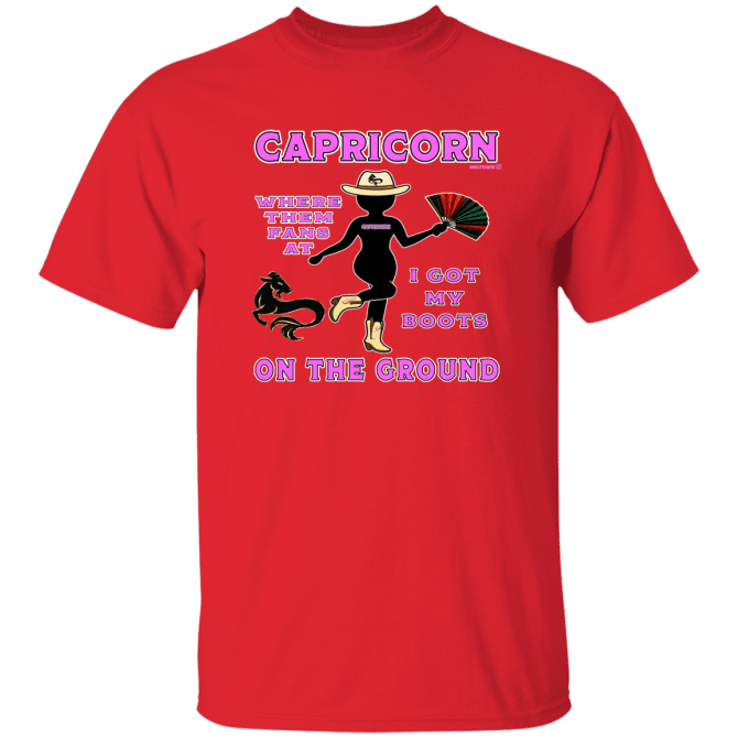 Capricorn Boots On The Ground - T-Shirt - Image 6