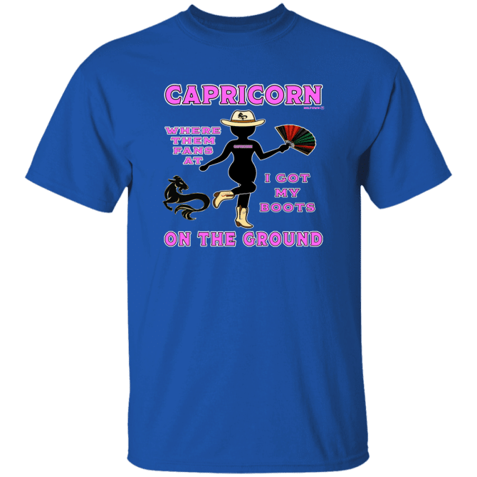 Capricorn Boots On The Ground - T-Shirt - Image 7