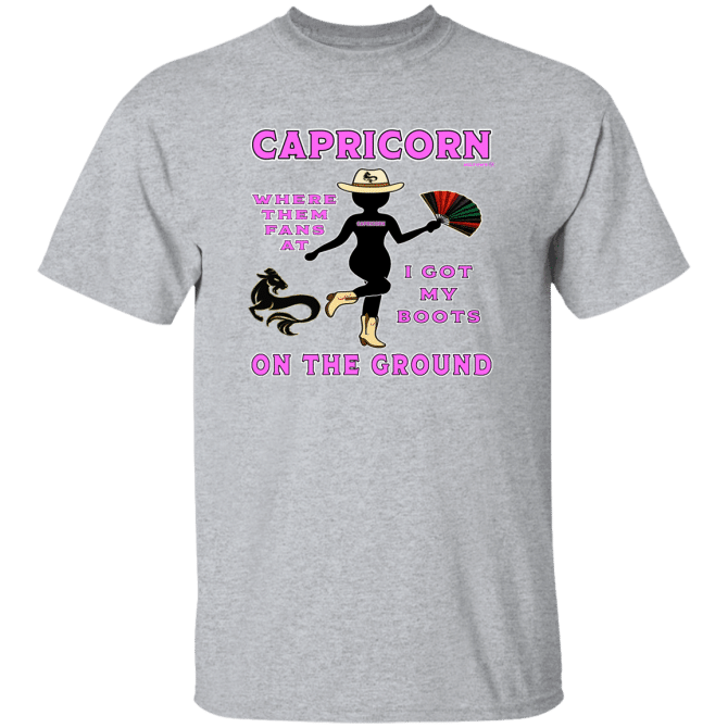 Capricorn Boots On The Ground - T-Shirt - Image 8