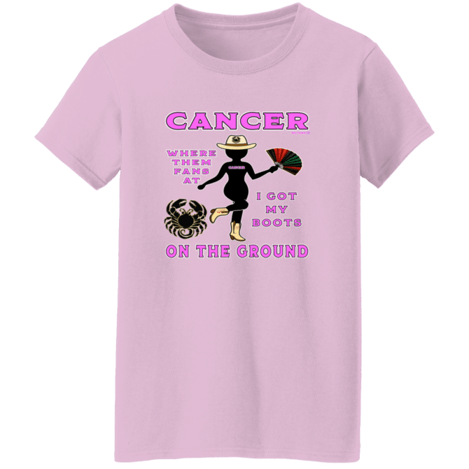 Cancer Boots On The Ground - Ladies'  T-Shirt - Image 4