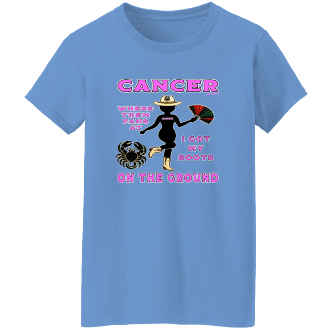 Cancer Boots On The Ground - Ladies'  T-Shirt - Image 2