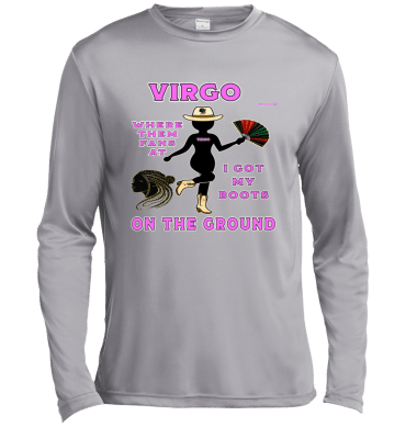 Virgo Boots On The Ground - Lg Sleeve Tee
