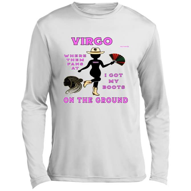 Virgo Boots On The Ground - Lg Sleeve Tee - Image 2