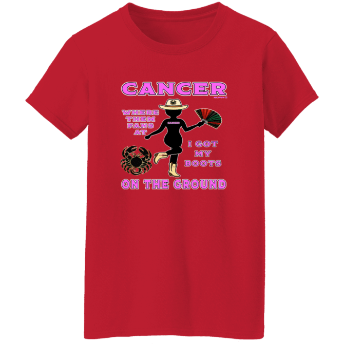 Cancer Boots On The Ground - Ladies'  T-Shirt - Image 7