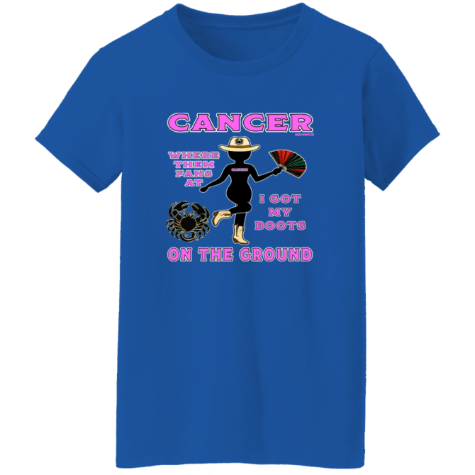 Cancer Boots On The Ground - Ladies'  T-Shirt - Image 8
