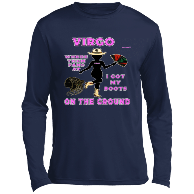 Virgo Boots On The Ground - Lg Sleeve Tee - Image 4