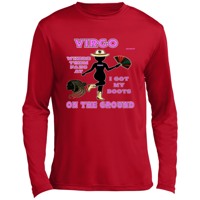 Virgo Boots On The Ground - Lg Sleeve Tee - Image 5