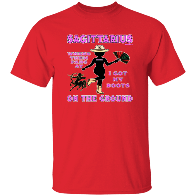 Sagittarius Boots On The Ground - T-Shirt - Image 6