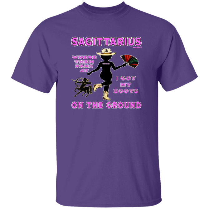 Sagittarius Boots On The Ground - T-Shirt - Image 5